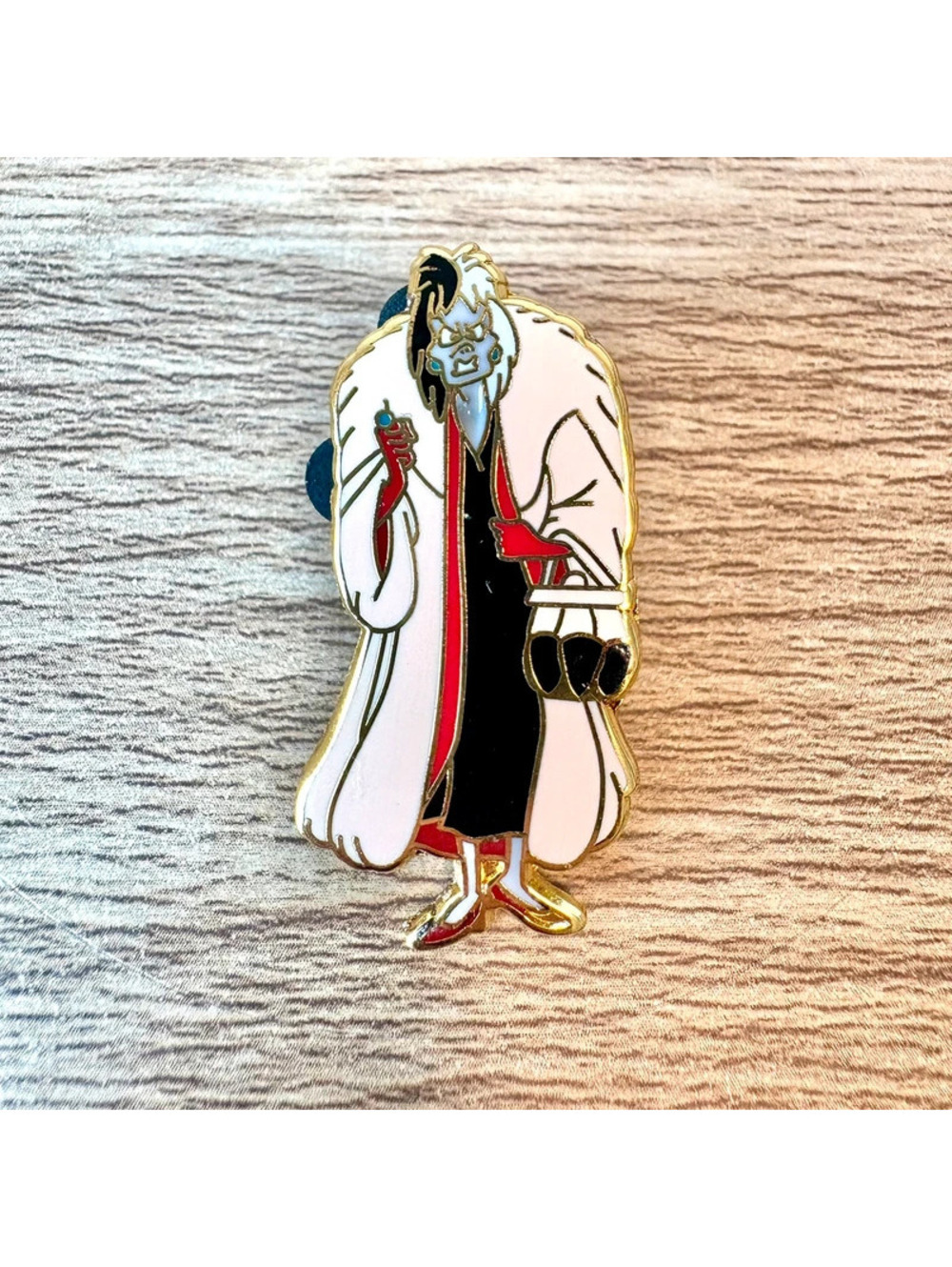 Cruella De Vil Disney Pin, 101 Dalmations